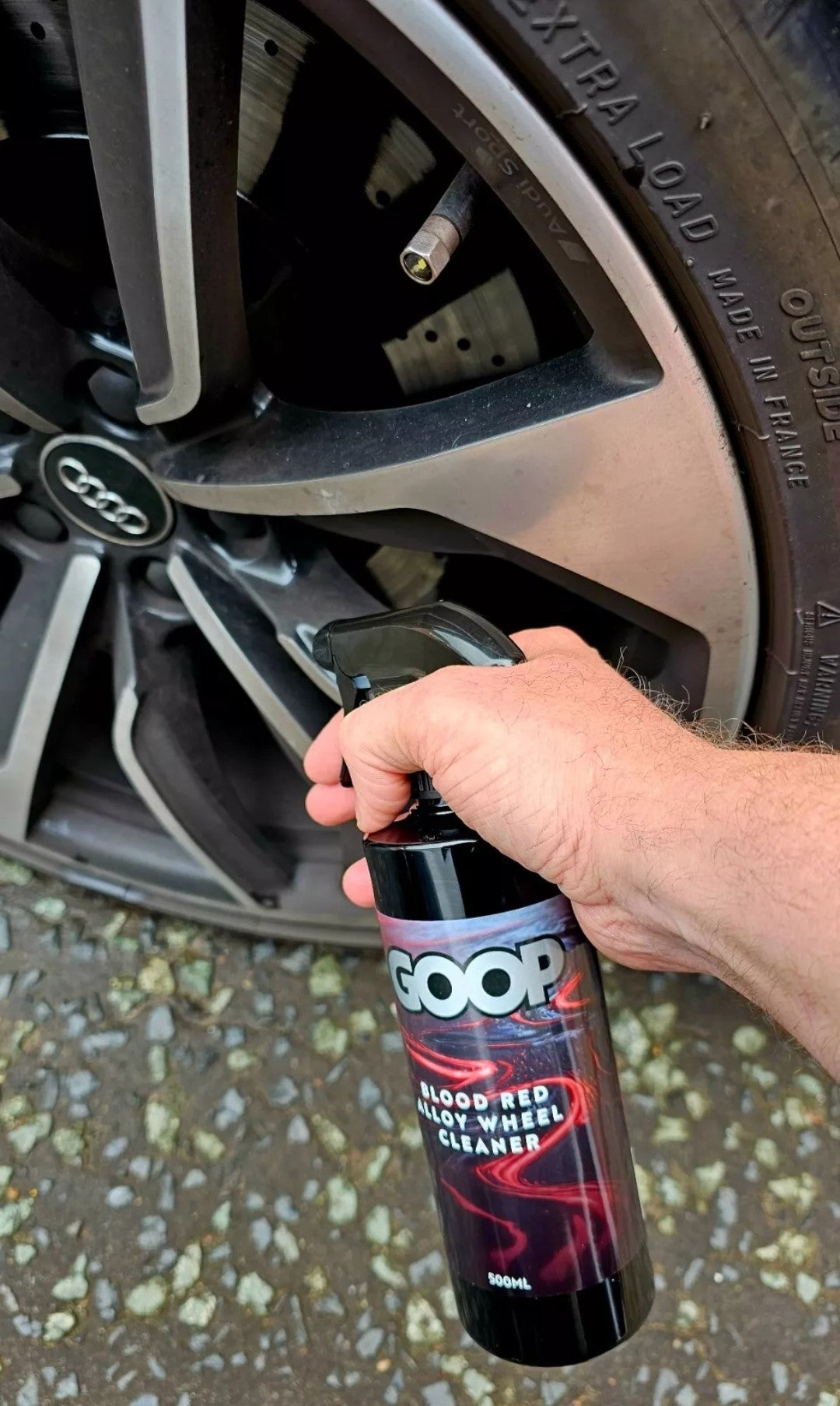 Blood Red Alloy Wheel Cleaner