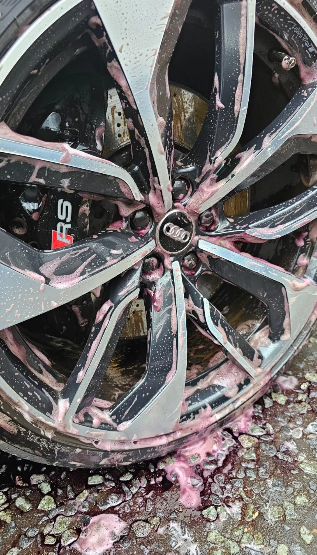 Blood Red Alloy Wheel Cleaner