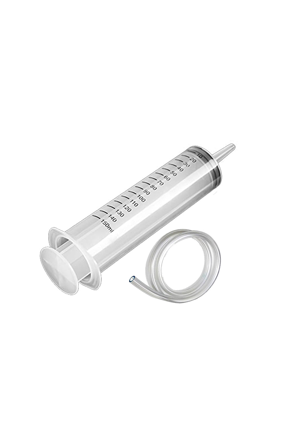 150ml Installation Syringe and Filler Tube. Suitable for use with 500ml / 1 Litre Bottles and 5 Litre Containers