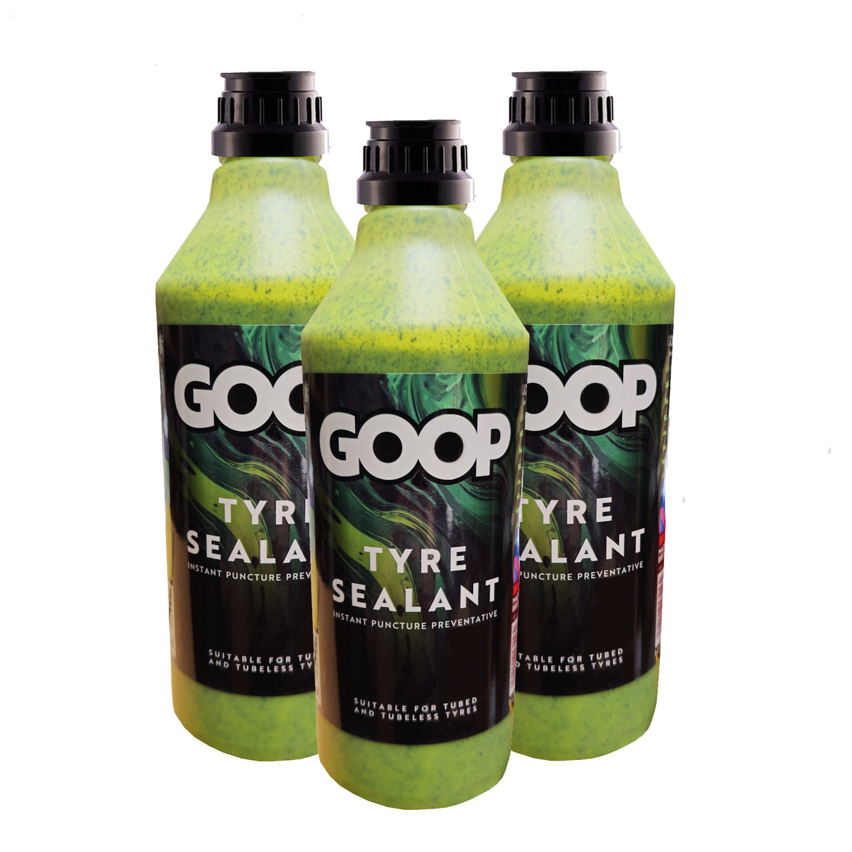 GOOP Tyre Sealant 3 x One Litre Bundle