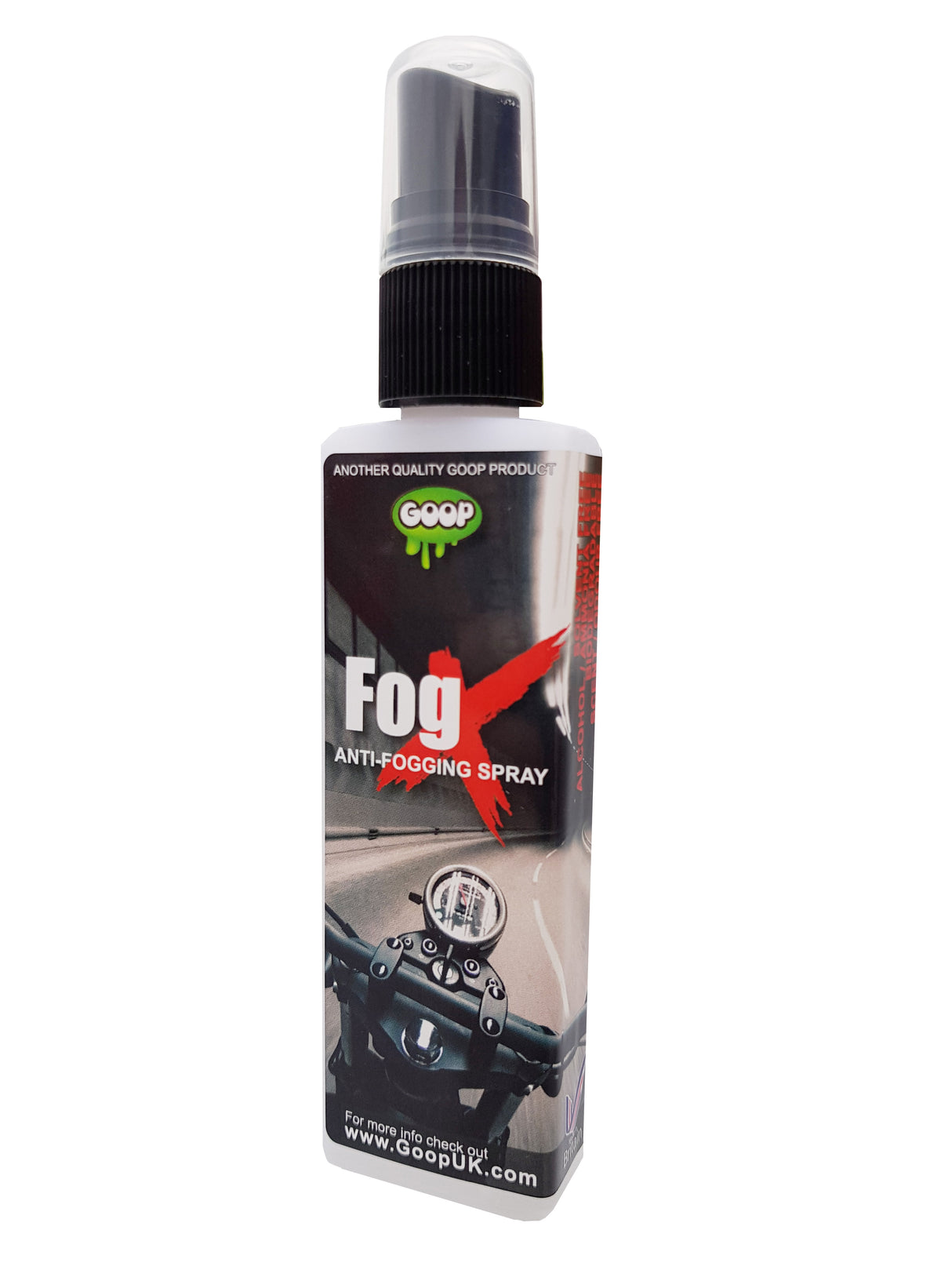 FogX Anti Mist Helmet Visor And Window Spray  / Buy One Get The 2nd Half Price (100ml)